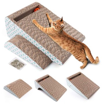 Combination Ramp Cat Scratching Board